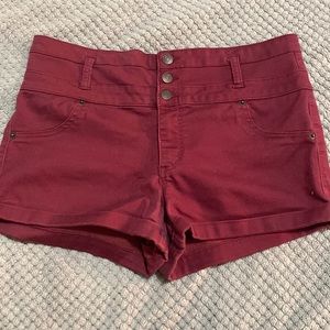 High waisted shorts
